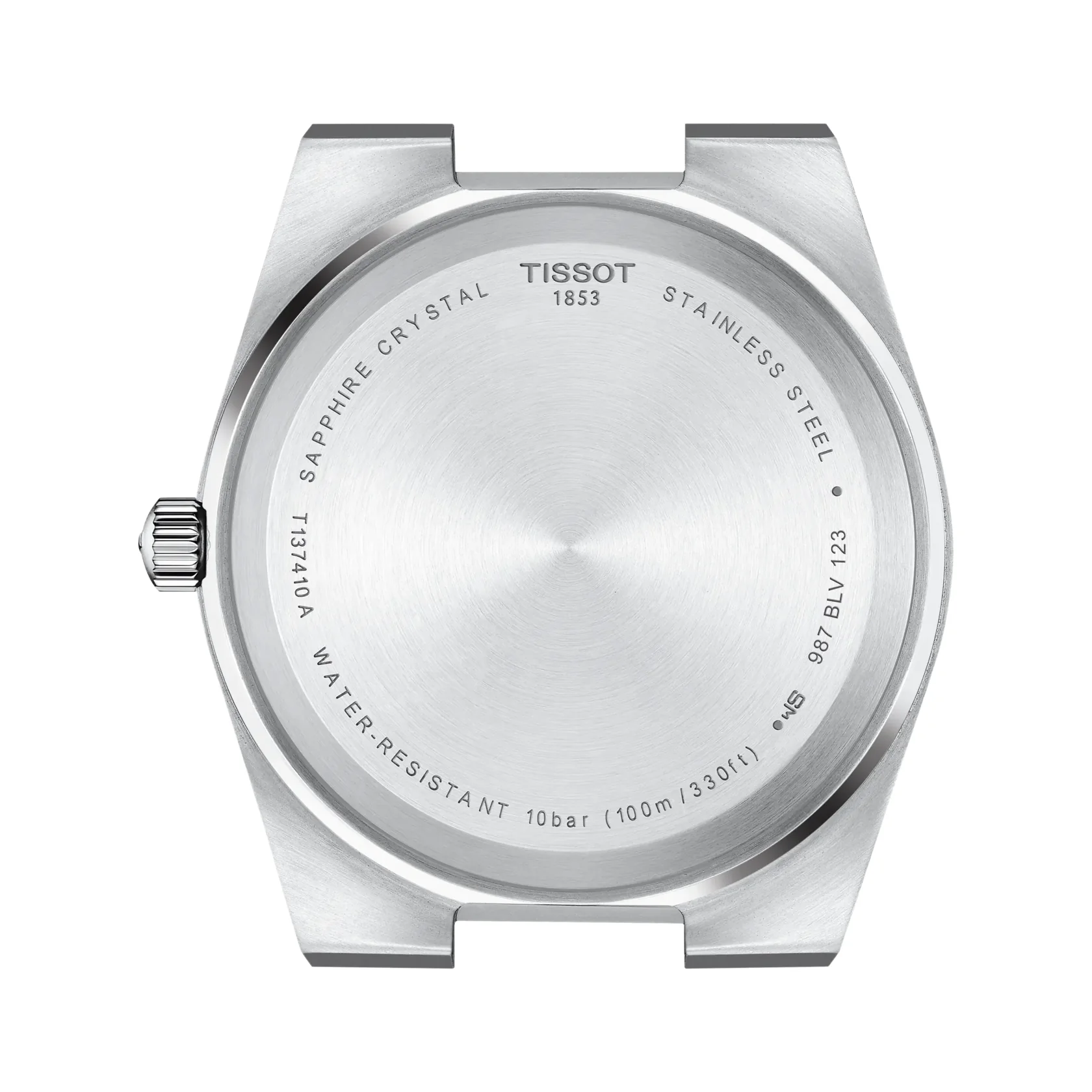 Tissot PRX Quartz Red Dial Silver Steel Strap Watch for Men - T137.410.11.421.00