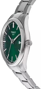 Tissot PR 100 Quartz Green Dial Silver Steel Strap Watch for Women - T150.210.11.091.00