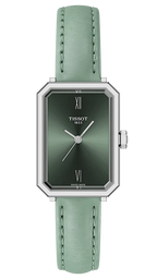 Tissot SRV Green Dial Green Leather Strap Watch for Women - T160.110.16.093.00