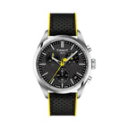 Tissot PR 100 Tour De France Chronograph Black Dial Silver Steel Strap Watch for Men - T150.417.11.051.00