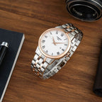Tissot T Classic Dream Quartz White Dial Two Tone Steel Strap Watch for Men - T129.410.22.013.00