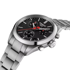Tissot PR 100 Vuelta Chronograph Black Dial Silver Steel Strap Watch for Men - T150.417.11.051.01