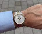 Tissot Ballade Quartz Silver Dial Two Tone Steel Strap Watch for Men - T156.410.22.031.00