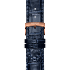 Tissot T-Sport Chrono XL Blue Dial Blue Leather Strap Watch for Men - T116.617.36.042.00