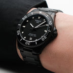 Tissot Seastar 1000 Quartz Black Dial Black Steel Strap Watch for Men - T120.410.33.051.00