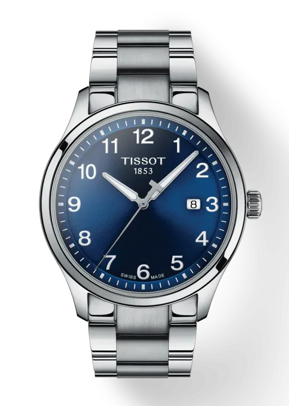 Tissot T-Sport Gent XL Blue Dial Silver Steel Strap Watch for Men - T116.410.11.047.00