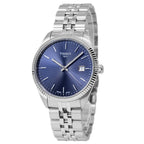 Tissot Ballade Quartz Blue Dial Silver Steel Strap Watch for Men - T156.410.11.041.00