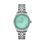 Tissot Ballade Quartz Green Dial Silver Steel Strap Watch for Women - T156.210.11.091.00
