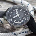 Tissot Seastar 2000 Professional Powermatic 80 Black Dial Black Rubber Strap Watch for Men - T120.607.17.441.00