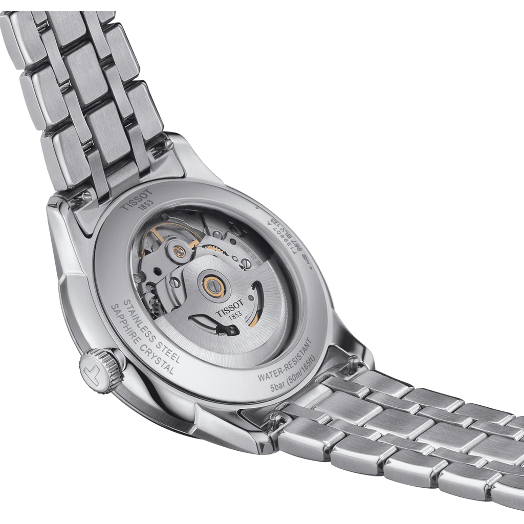 Tissot Chemin Des Tourelles Powermatic 80 Silver Dial Silver Steel Strap Watch for Men - T139.407.11.038.00