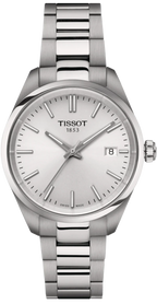 Tissot PR 100 Quartz Silver Dial Silver Steel Strap Watch for Women - T150.210.11.031.00
