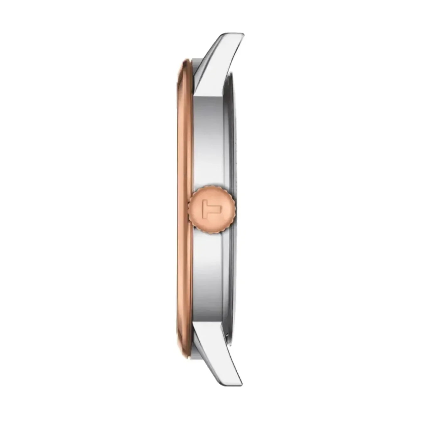 Tissot T Classic Dream Quartz White Dial Two Tone Steel Strap Watch for Men - T129.410.22.013.00