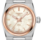 Tissot PRX Mother of Pearl Dial Silver Steel Strap Watch for Women - T137.010.21.111.00