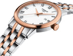 Tissot T Classic Dream Quartz White Dial Two Tone Steel Strap Watch for Men - T129.410.22.013.00