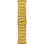 Tissot PRX Digital Quartz Gold Dial Gold Steel Strap Watch for Men - T137.463.33.020.00