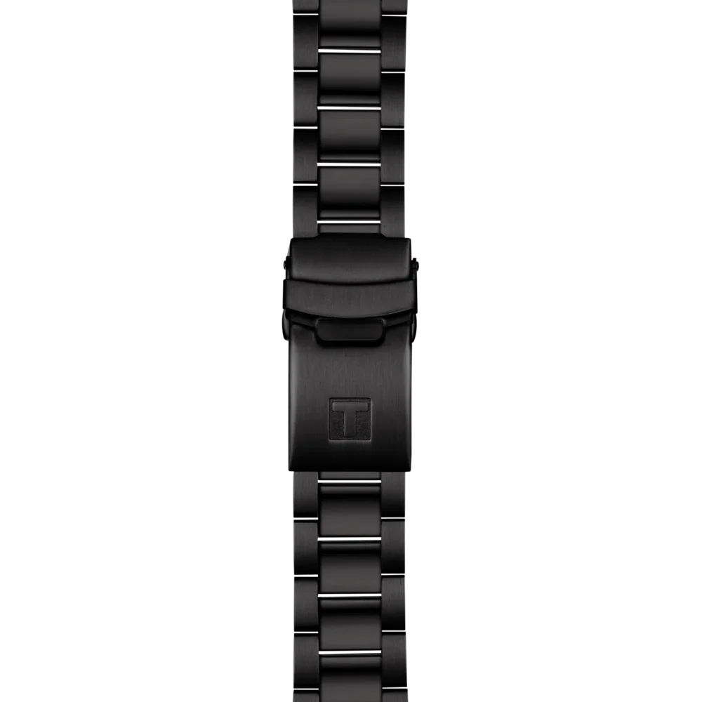 Tissot Seastar 1000 Quartz Black Dial Black Steel Strap Watch for Men - T120.410.33.051.00