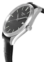 Tissot PR 100 Black Dial Black Leather Strap Watch for Men - T150.410.16.051.00