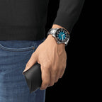 Tissot Seastar 2000 Professional Powermatic 80 Blue Dial Silver Steel Strap Watch for Men - T120.607.11.041.00