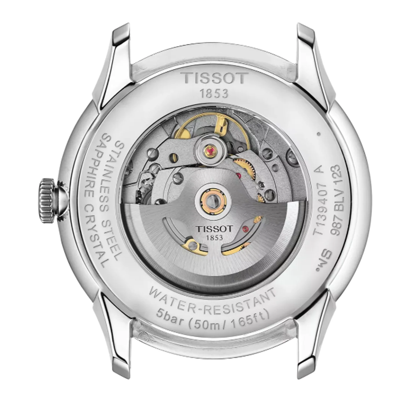 Tissot Chemin Des Tourelles Powermatic 80 Silver Dial Silver Steel Strap Watch for Men - T139.407.11.038.00