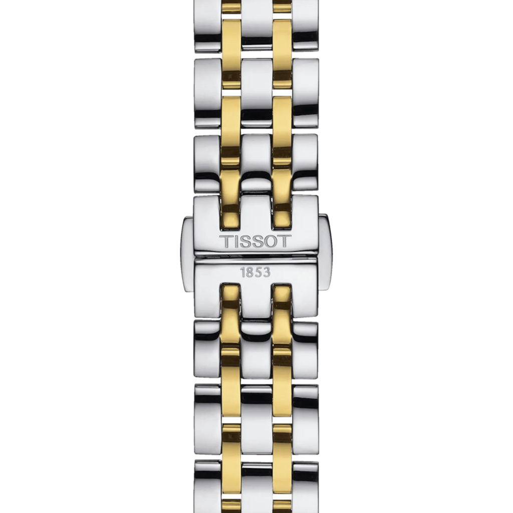 Tissot T Classic Dream Lady Silver Dial Two Tone Steel Strap Watch for Women - T129.210.22.031.00