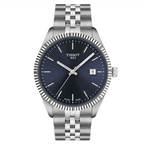 Tissot Ballade Quartz Blue Dial Silver Steel Strap Watch for Men - T156.410.11.041.00