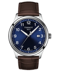 Tissot T-Sport Gent XL Blue Dial Brown Leather Strap Watch for Men - T116.410.16.047.00