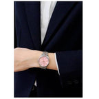 Tissot PR 100 Pink Dial Silver Steel Strap Watch for Women - T150.210.11.331.00