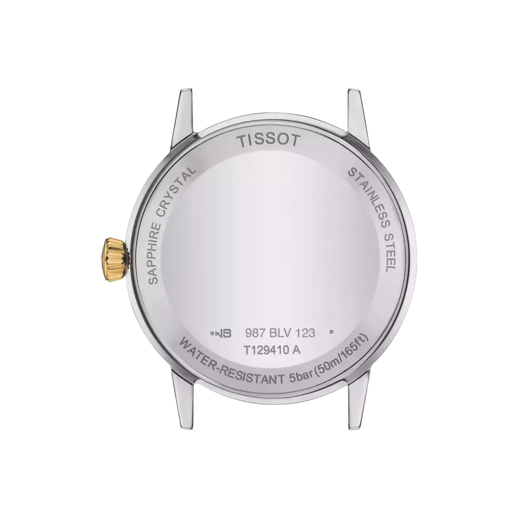 Tissot Classic Dream Silver Dial Two Tone Steel Strap Watch for Men - T129.410.22.031.00