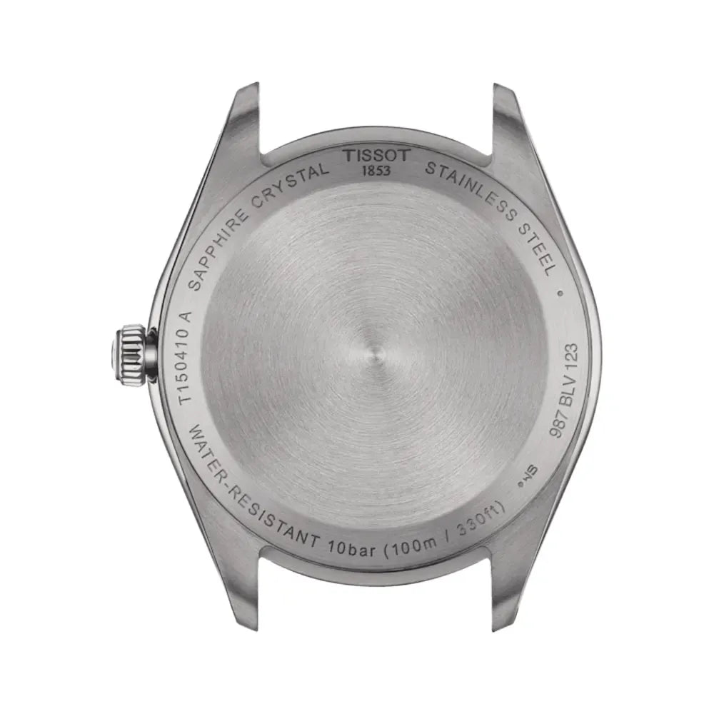 Tissot PR 100 Green Dial Silver Steel Strap Watch for Men - T150.410.11.091.00