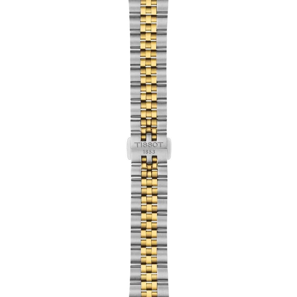 Tissot Ballade Quartz Silver Dial Two Tone Steel Strap Watch for Women - T156.210.22.031.00