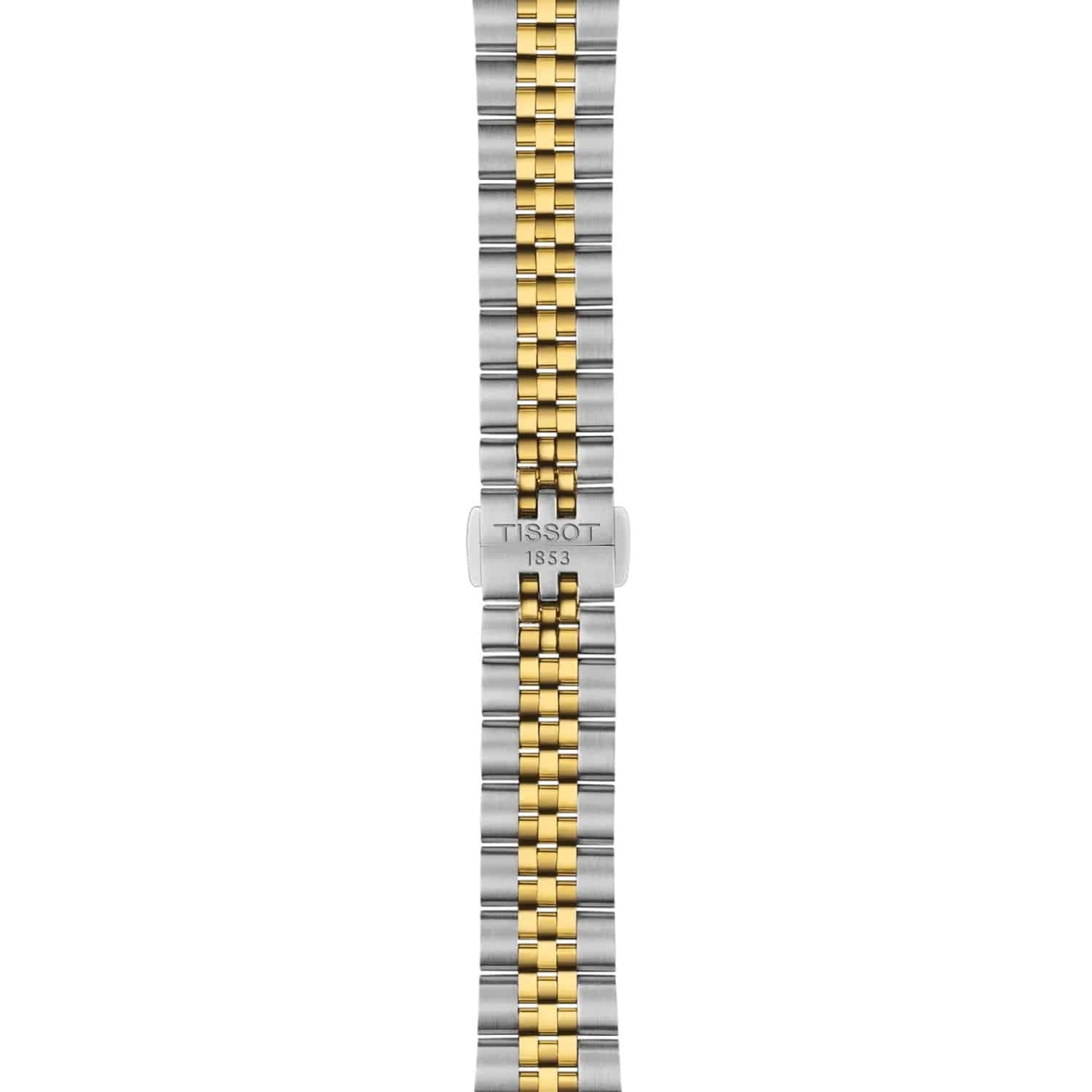 Tissot Ballade Quartz Silver Dial Two Tone Steel Strap Watch for Women - T156.210.22.031.00