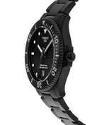 Tissot Seastar 1000 Quartz Black Dial Black Steel Strap Watch for Men - T120.410.33.051.00