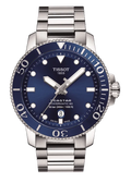 Tissot Seastar 1000 Powermatic 80 Blue Dial Silver Steel Strap Watch for Men - T120.407.11.041.03