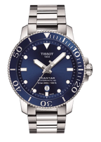 Tissot Seastar 1000 Powermatic 80 Blue Dial Silver Steel Strap Watch for Men - T120.407.11.041.03