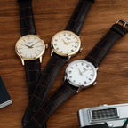 Tissot Classic Dream Ivory Dial Brown Leather Strap Watch for Men - T129.410.36.261.00