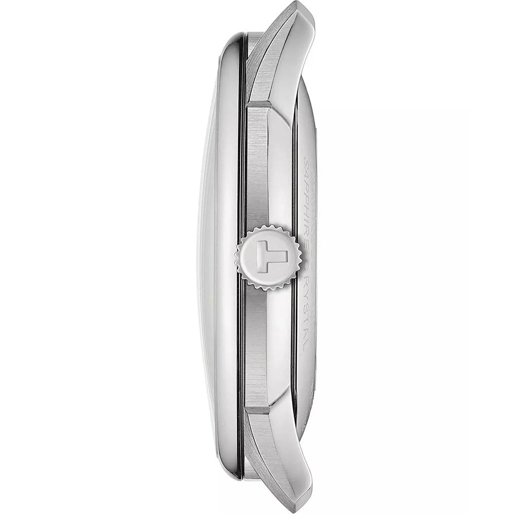 Tissot Chemin Des Tourelles Powermatic 80 Grey Dial Silver Steel Strap Watch for Men - T139.407.11.068.00