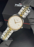 Tissot Ballade Quartz Silver Dial Two Tone Steel Strap Watch for Men - T156.410.22.031.00
