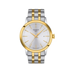 Tissot Classic Dream Silver Dial Two Tone Steel Strap Watch for Men - T129.410.22.031.00