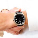Tissot PR 100 Black Dial Black Leather Strap Watch for Men - T150.410.16.051.00