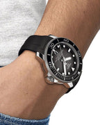 Tissot Seastar 2000 Professional Powermatic 80 Black Dial Black Rubber Strap Watch for Men - T120.607.17.441.00