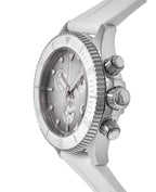 Tissot Seastar 1000 Chronograph Grey Dial White Rubber Strap Watch for Men - T120.217.17.011.00
