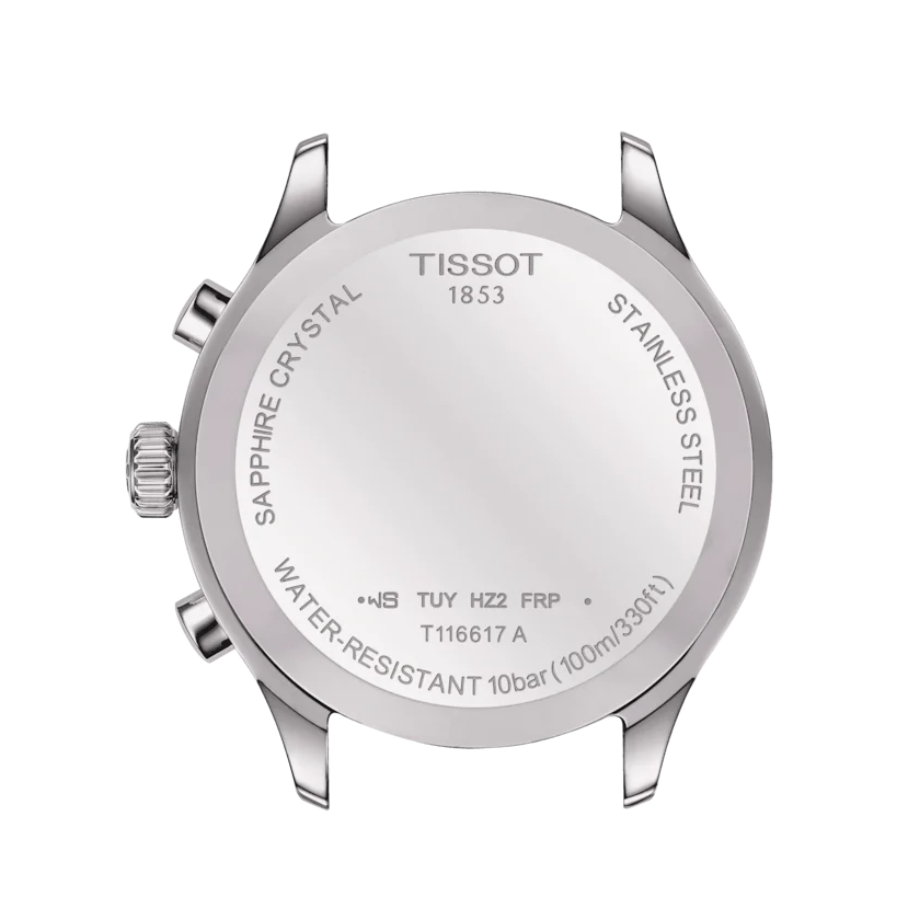 Tissot Chrono XL Classic Green Dial Brown Leather Strap Watch for Men - T116.617.16.092.00