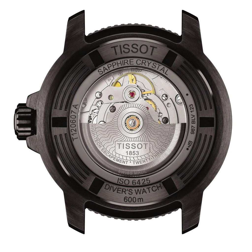 Tissot Seastar 2000 Professional Powermatic 80 Blue Dial Blue Nylon Strap Watch for Men - T120.607.37.041.00