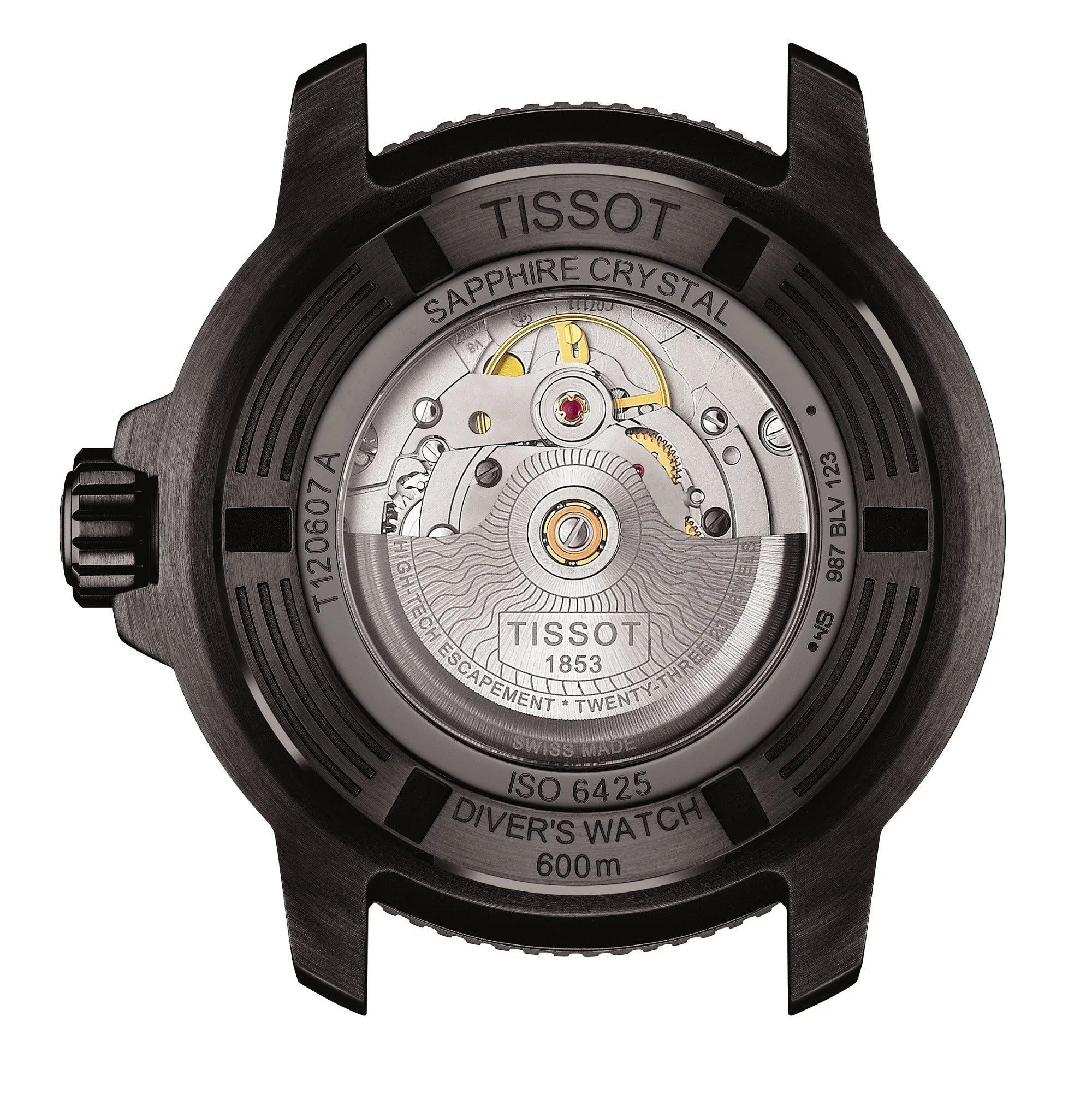 Tissot Seastar 2000 Professional Powermatic 80 Blue Dial Blue Nylon Strap Watch for Men - T120.607.37.041.00