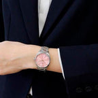 Tissot PR 100 Pink Dial Silver Steel Strap Watch for Women - T150.210.11.331.00