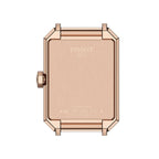 Tissot SRV White Mother of Pearl Dial Black Leather Strap Watch for Women - T160.110.36.113.00