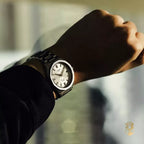 Tissot PRC 100 Solar Quartz Silver Dial Silver Steel Strap Watch for Men - T151.422.11.031.00