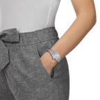 Tissot PRX Quartz Mother of Pearl Dial Silver Steel Strap Watch for Women - T137.010.11.111.00