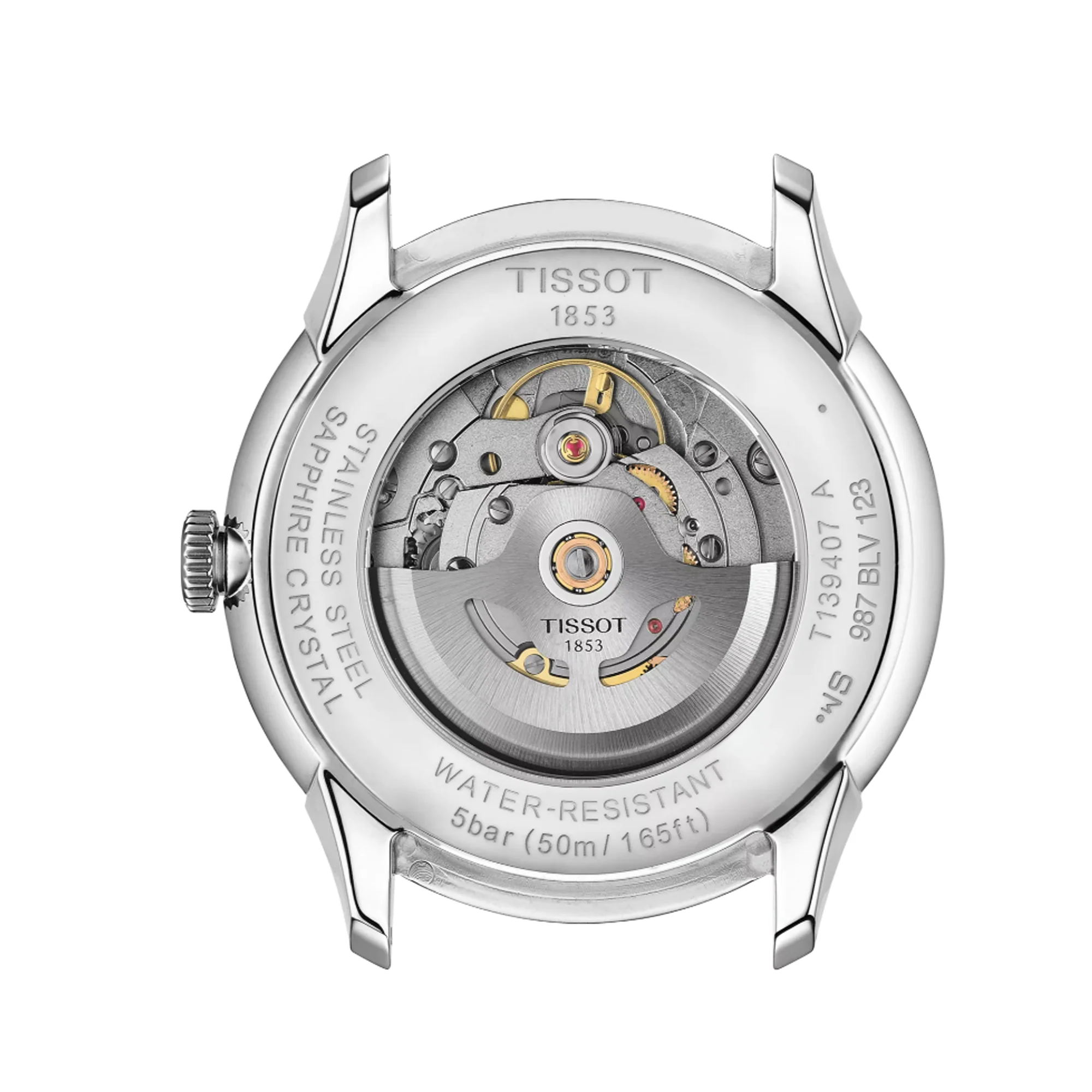 Tissot Chemin Des Tourelles Powermatic 80 Blue Dial Silver Steel Strap Watch for Men - T139.407.11.048.00
