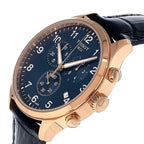 Tissot T-Sport Chrono XL Blue Dial Blue Leather Strap Watch for Men - T116.617.36.042.00